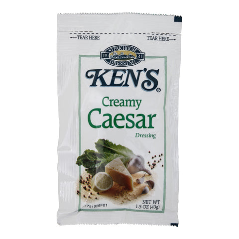 Ken's Foods DRESSING CAESAR CREAMY SINGLE SERVE POUCH