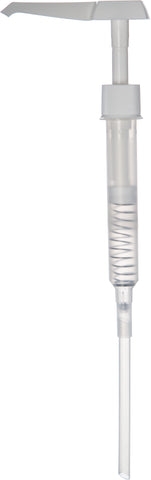 Pump Plastic White F/ Condiments .5 To 1 Oz
