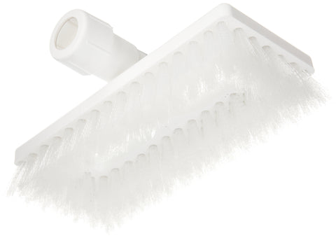 Carlisle BRUSH FLOOR SWIVEL SCRUB® W/ POLYESTER BRISTLES WHITE 8