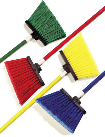Sparta® Spectrum® BROOM DUO-SWEEP® ANGLE FLAGGED BRISTLE YELLOW 56