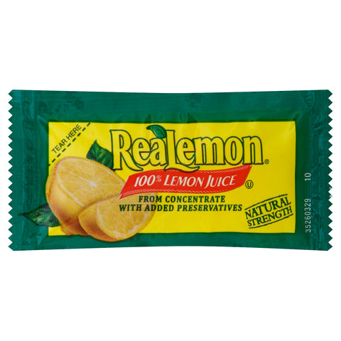 Portion Pac Realemon Juice Packet, 4 Grams -- 200 Count