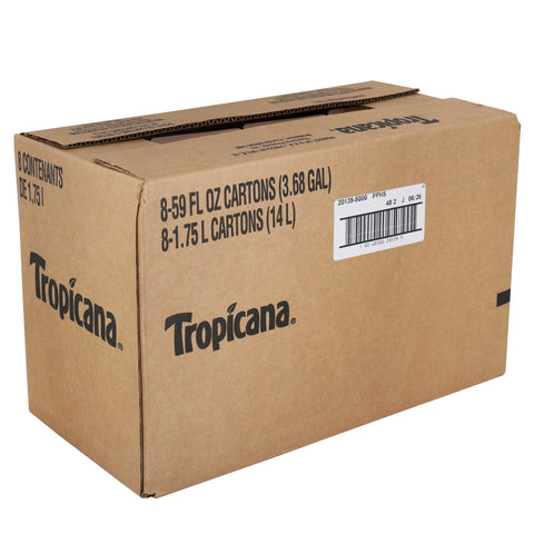 Tropicana Pure Premium Homestyle 100 Percent Some Pulp Orange Juice, 59 fluid ounce -- 8 per case