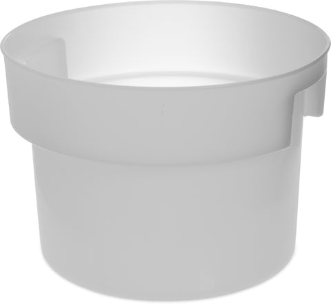 Carlisle CONTAINER ROUND WHITE 12 QT