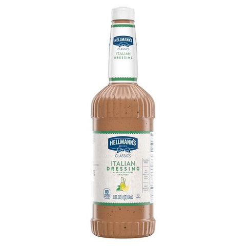 Hellmann's Classics Italian Salad Dressing Salad Bar Bottle, 32 Ounce -- 6 Per Case