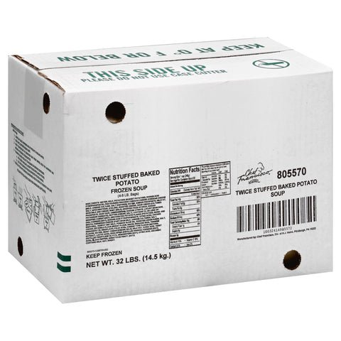 Chef Francisco Twice Baked Stuffed Potato Soup, 8 Pound -- 4 per case