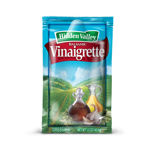 Hidden Valley® DRESSING VINAIGRETTE BALSAMIC SINGLE SERVE PACKET