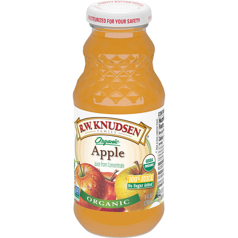 R.W. Knudsen Organic Apple Juice, 8 Fluid Ounce -- 12 per case