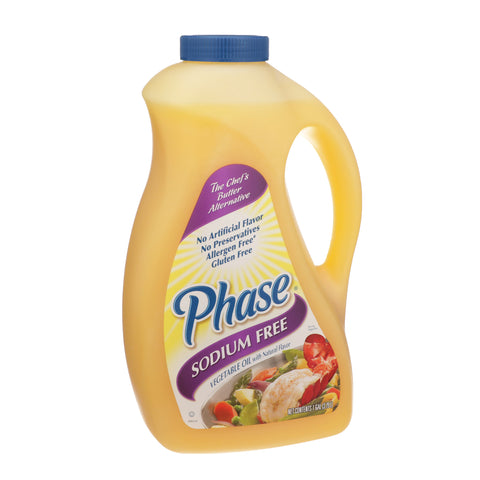 Phase No Sodium Liquid Oil, 1 Gallon -- 3 Per Case
