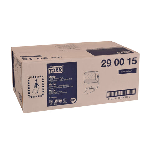 Tork Premium TOWEL ROLL NONPERFORATED EXTRA SOFT MATIC® WHITE 2-PLY 8