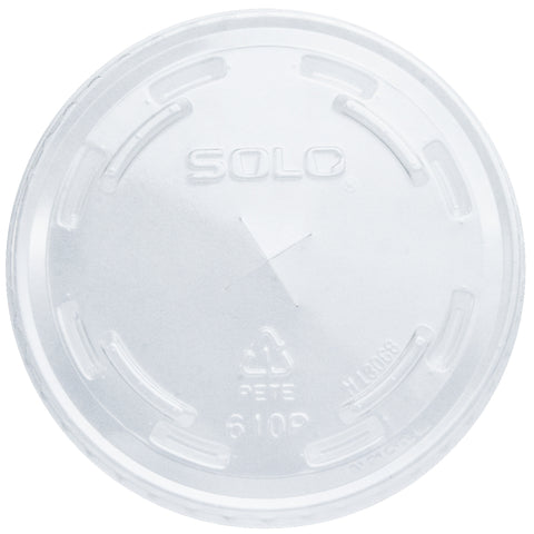 Lid Plastic Clear Straw Slot 9-10 Oz