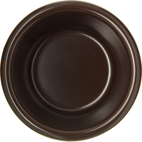 Carlisle RAMEKIN SMOOTH MELAMINE CHOCOLATE 6 OZ