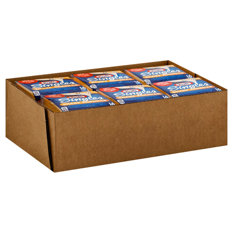 Kraft Singles Sharp Cheddar Sliced Cheese, 12 Ounce -- 12 per case.