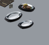 American MetalCraft PLATTER SIZZLE ALUMINUM 7.5