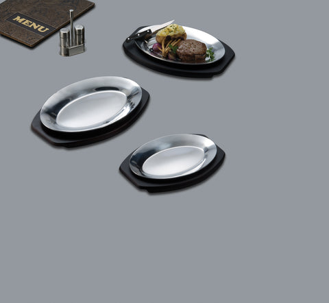 American MetalCraft PLATTER SIZZLE ALUMINUM 7.5