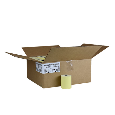 Accessorial Registroll Seal Thermal Canary 1 Ply Roll, 3.13 inch x 230 Feet -- 50 per case.