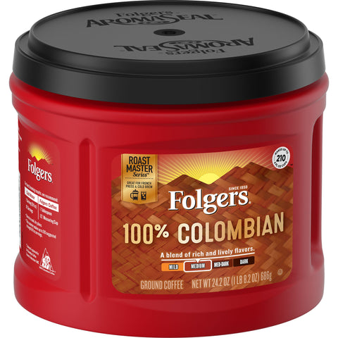 Folgers® COFFEE GROUND COLOMBIAN CANISTER
