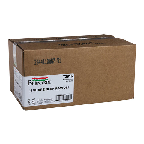 Bernardi® RAVIOLI BEEF SQUARE COOKED