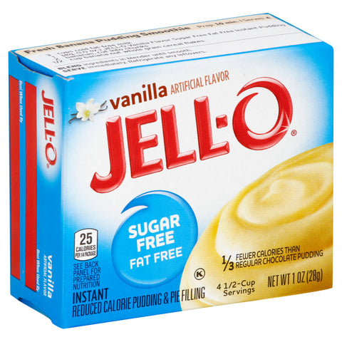 Jell-O PUDDING MIX VANILLA INSTANT SUGAR FREE