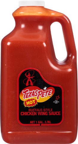 Texas Pete Hot Chicken Wing Sauce, 1 Gallon -- 4 Case