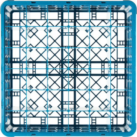 Carlisle RACK GLASS OPTICLEAN™ 36-COMPARTMENT W/ 1-EXTENDER CARLISLE BLUE