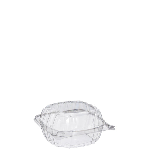 Container Pet Clear Hinged Lid Sandwich 6x6x3