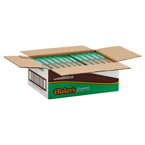 Bakers German Sweet Chocolate Baking Bar, 4 Ounce -- 12 per case.