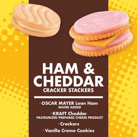Oscar Mayer LUNCHABLE HAM/CHEDDAR CHEESE CRACKER