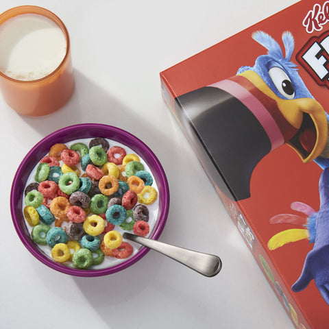 Kelloggs Froot Loops Cereal, 14.7 Ounce -- 12 per case.