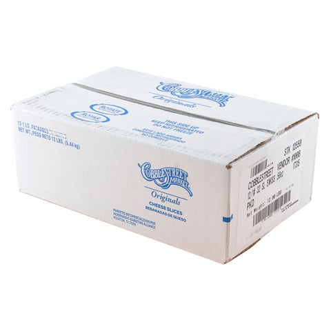 Cobblestreet Market™ CHEESE SWISS INTERLEAF SLICED .5 OZ