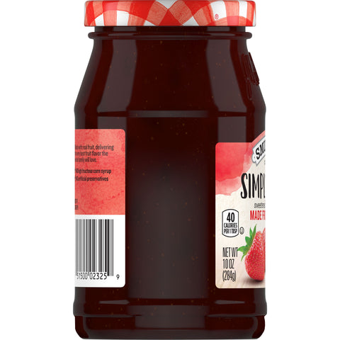 Simply Fruit PRESERVES STRAWBERRY GLASS JAR