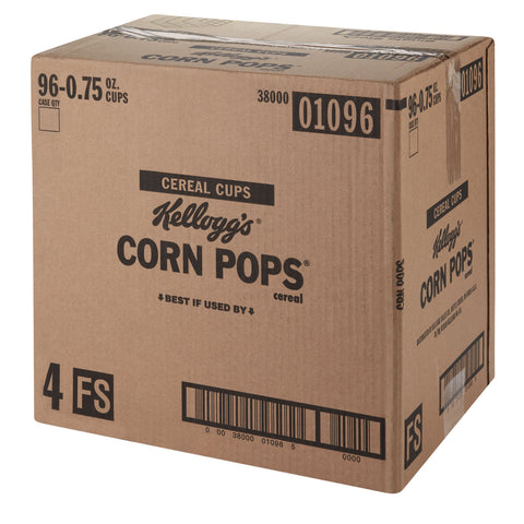 Cereal Corn Pops Single Serve 96 Case 0.75 Ounce