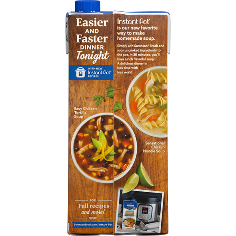 Swanson Natural Goodness Chicken Broth, 32 Ounce -- 12 per case.