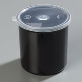 Carlisle CROCK CLASSIC BLACK W/ LID 1.2 QT