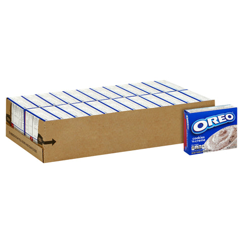 Jello Pudding and Pie Filling, Instant Oreo Cookies N Cream with Cookies Pieces, 4.2 Ounce -- 24 per case.
