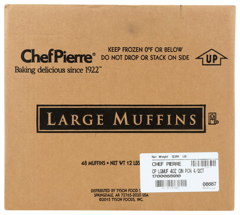 Chef Pierre MUFFIN CINNAMON PECAN COFFEECAKE LARGE