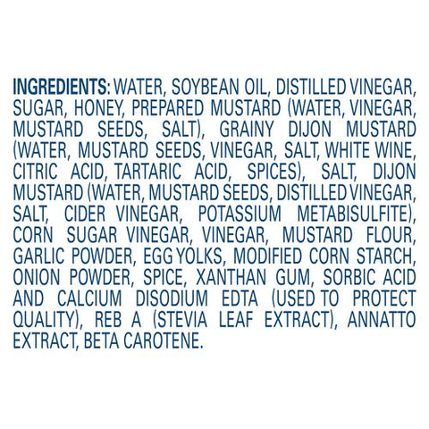 Single Hellmann's Classics Honey Mustard Salad Dressing Salad Bar Bottle, 32 Ounce