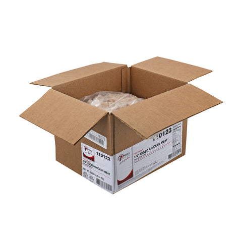 Pierce Chicken CHICKEN DICED MEAT NATURAL PROPORTION FC 1/2