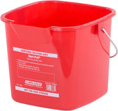 Carlisle PAIL SQUARE STERI PAIL® RED 3 QT