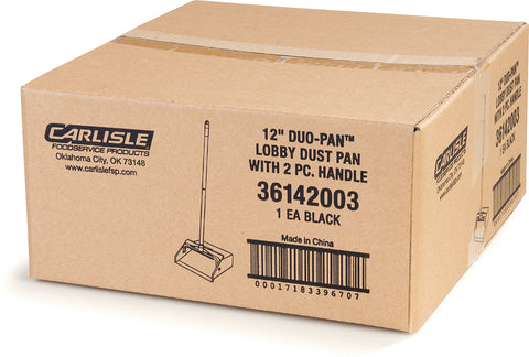 Pan Dust Lobby With 2-piece Handle - Black