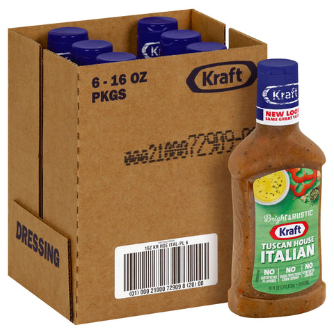 Kraft Italian House Dressing, 16 Ounce -- 6 Case