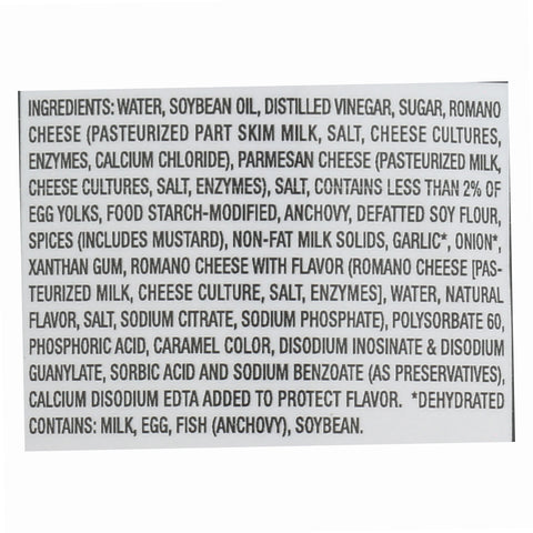 Dressing Caesar Creamy Pour Bottle