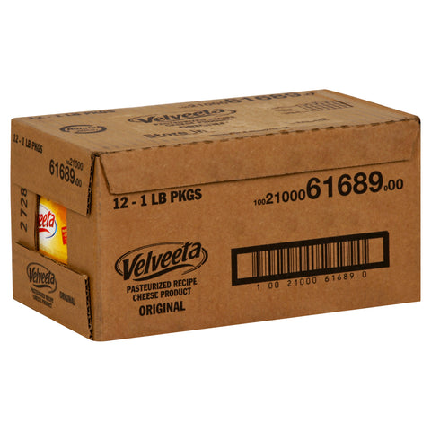Kraft Velveeta Cheese Loaf, 1 Pound -- 12 per case.