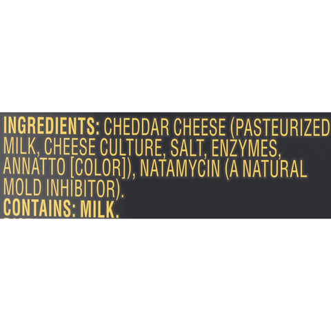 Cheese Cheddar Xtra Sharp Yelllow Cube