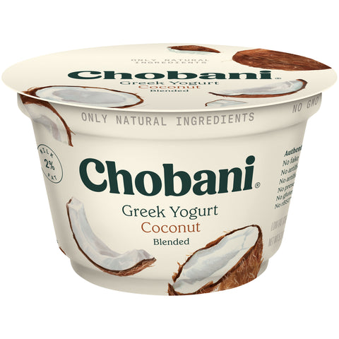 Chobani Low Fat Coconut Blended Greek Yogurt, 5.3 Ounce -- 12 per case
