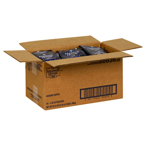 Maxwell House Master Blend Office Service Coffee - 1.25 oz. pack, 42 packs per case