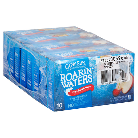 Capri Sun Roarin Waters Beverage Fruit Punch Soft Drink, 60 Fluid Ounce -- 4 per case.