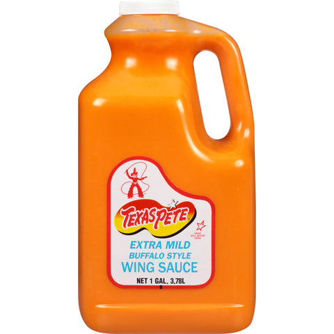 Texas Pete Wing Sauce Extra Mild, 1 Gallon - 4 Case
