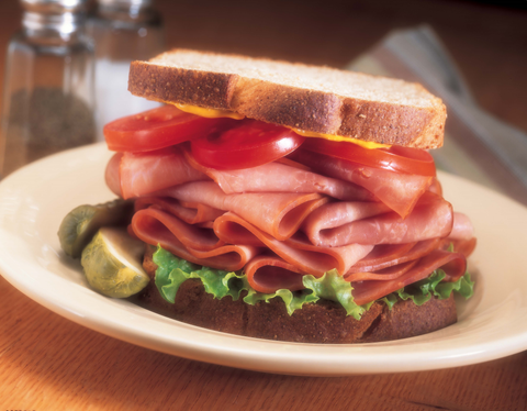 Ham Smoked Ham & Water Product Sliced .67 Oz 31476-0733