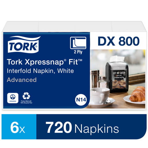 Napkin Dispenser Interfolded White 2-ply 8.4x6.5
