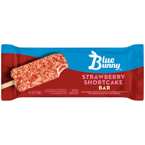 Blue Bunny ICE CREAM BAR STRAWBERRY SHORTCAKE